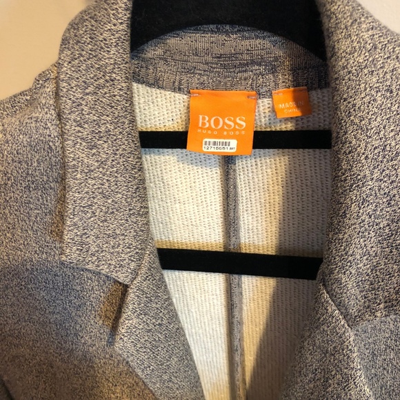 Hugo Boss Slim Fit Blazer in Grey - Picture 2 of 6